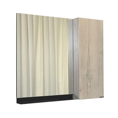 Зеркало-шкаф Comforty Бонн 90 00-00012610 графит/дуб...