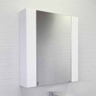Зеркало-шкаф Comforty Лима-70 00-00006135 белый матовый
