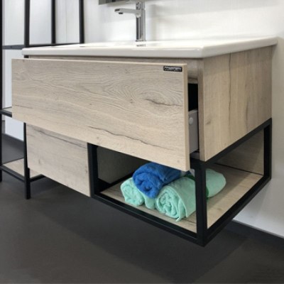Тумба с раковиной Comforty "Мальме-90" 00-...