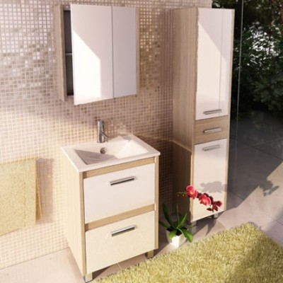 Тумба с раковиной Comforty "Тулуза-60" 000...