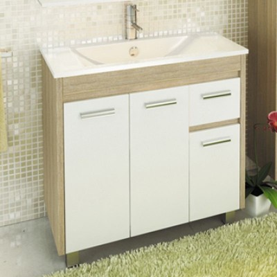 Тумба с раковиной Comforty "Тулуза-90" 000...