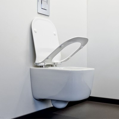 Подвесной безободковый унитаз Comforty, белый, 00004...