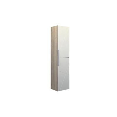 Шкаф пенал Comforty Мерано-35 00-00008479 белый/дуб ...
