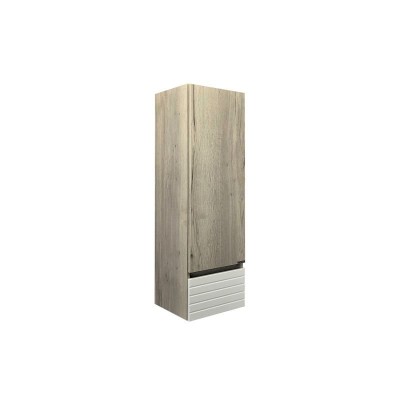 Шкаф пенал Comforty Страсбург-35 00-00006574 дуб дым...