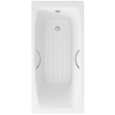 Ванна чугунная Delice Repos 150х70 с ручками и антис...