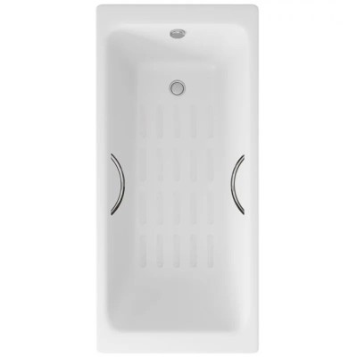 Ванна чугунная Delice Parallel 150х70 с ручками и ан...