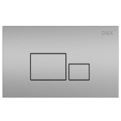Клавиша смыва D&K Quadro DB1519002 Хром матовый