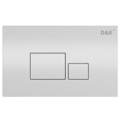 Клавиша смыва D&K Quadro DB1519016 Белая