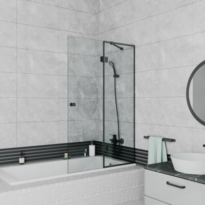Шторка для ванны D&K Matrix 140х90 DG1109025