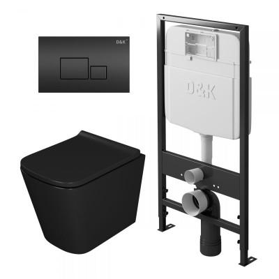 Комплект унитаза с инсталляцией D&K DS1432502 с ...