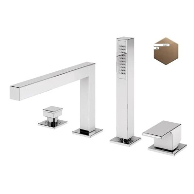 Смеситель на борт ванны Cezares PORTA-BVDM4-SS