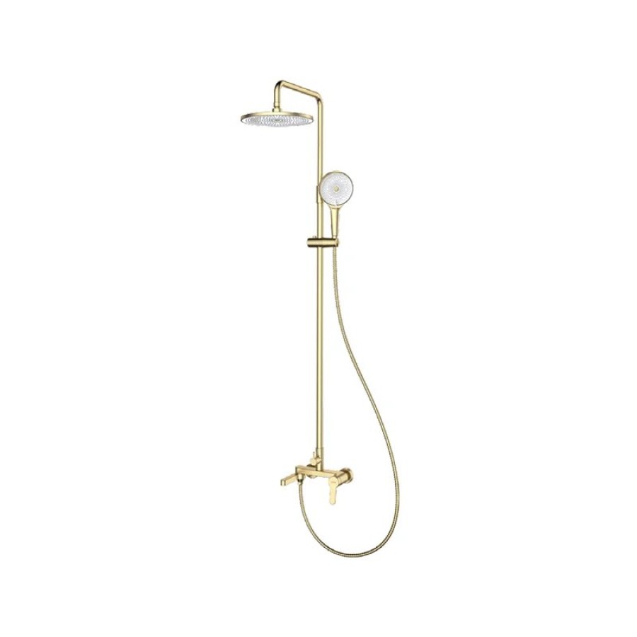 Душевая стойка со смесителем Gappo G99-33 G2499-33 Золото