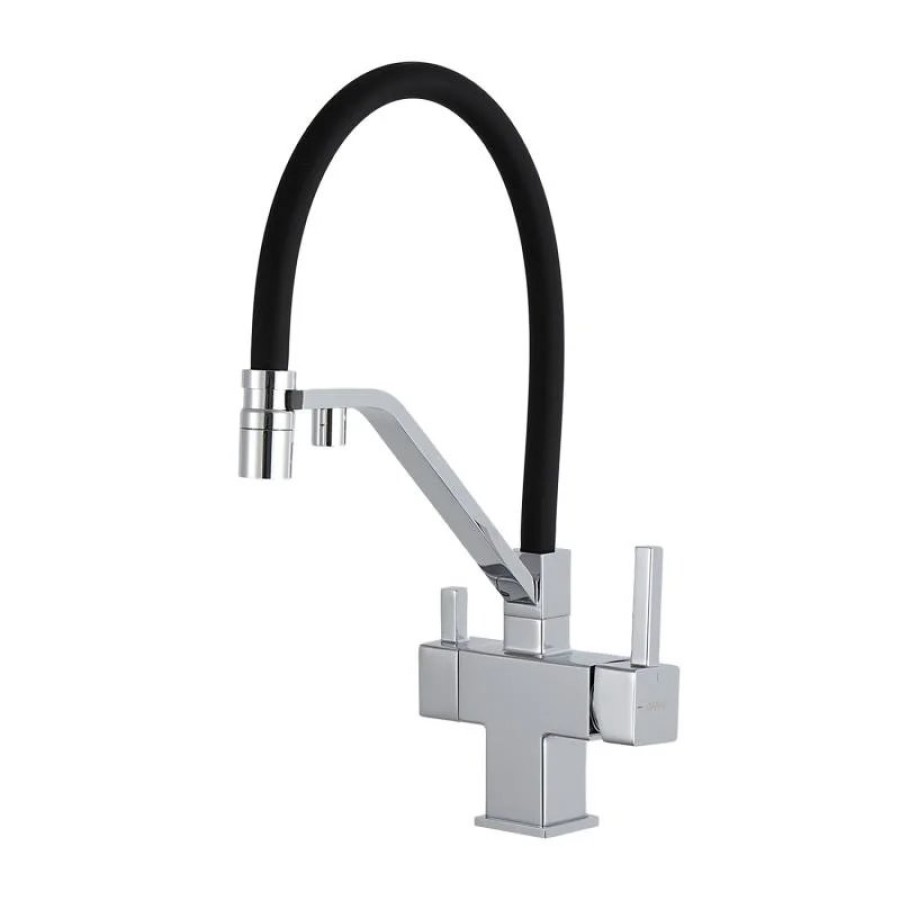 Смеситель для кухни с гибким изливом Gappo G4395-60