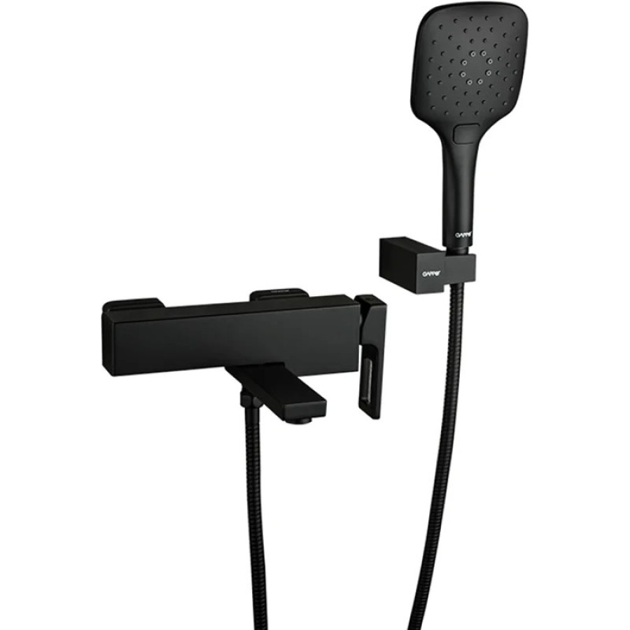 Смеситель для ванны Gappo G17-6 G3217-6 Черный матовый