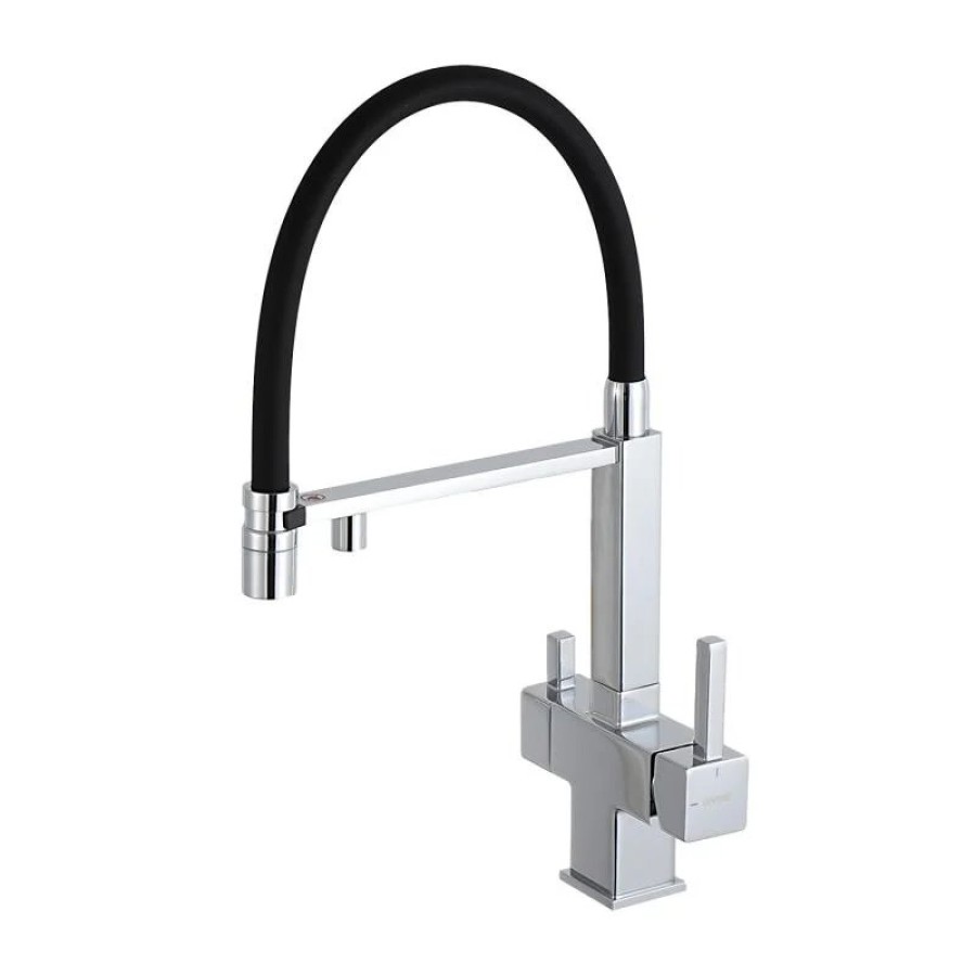 Смеситель для кухни с гибким изливом Gappo G4395-50