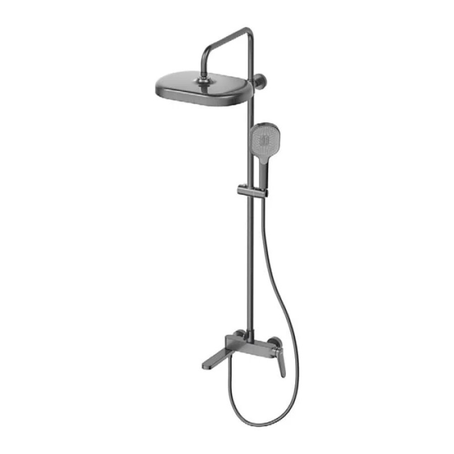 Душевая стойка со смесителем Gappo G10-9 G2410-9 Оружейная сталь