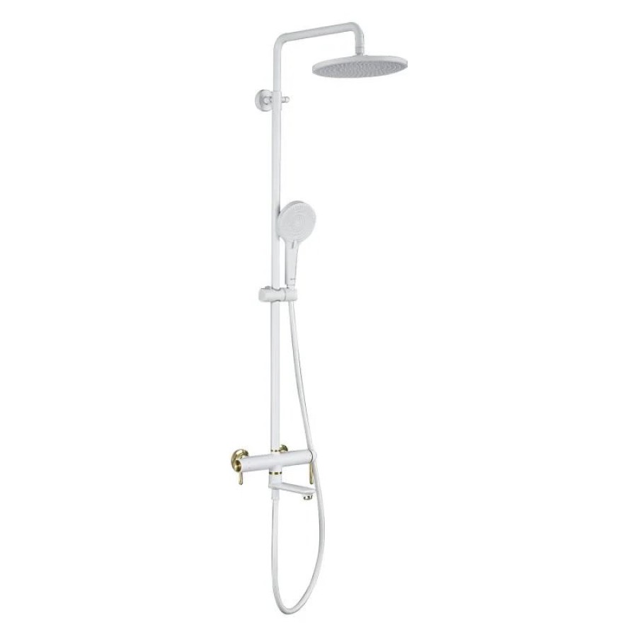 Душевая стойка со смесителем Gappo G09-83 G2409-83 Белый