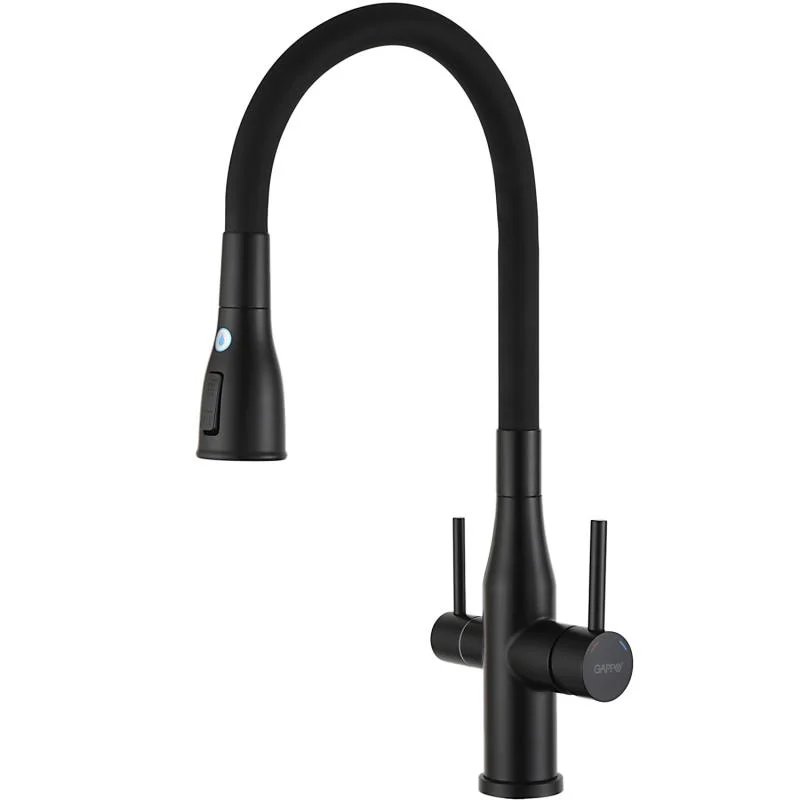 Смеситель для кухни с гибким изливом Gappo G4399-66 Смеситель для кухни с гибким изливом Gappo G4399-66