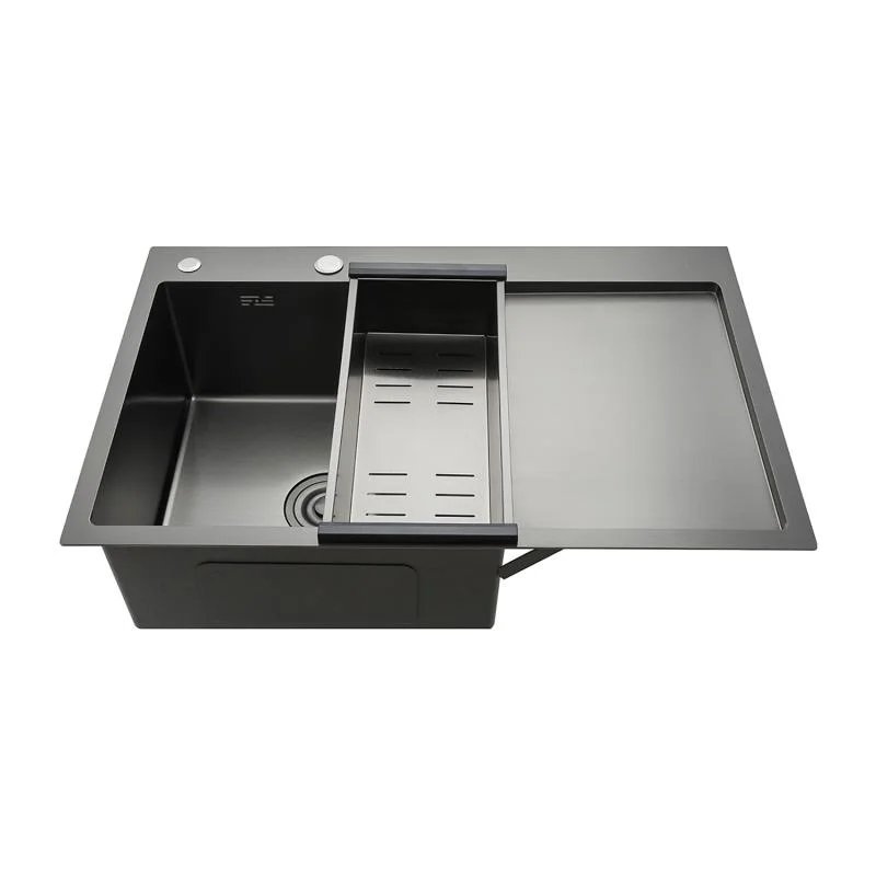 Мойка для кухни с коландером из нержавеющей стали Gappo GS7850-6L Мойка для кухни с коландером из нержавеющей стали Gappo GS7850-6L