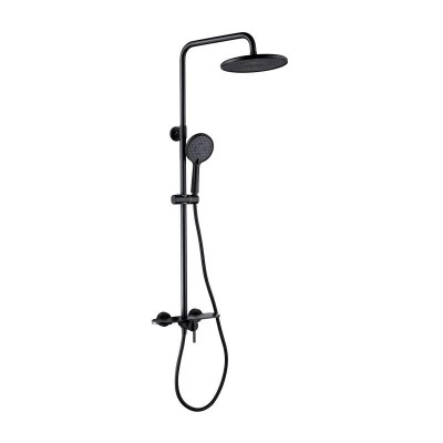 Душевая стойка со смесителем Gappo G2495-96 Черная