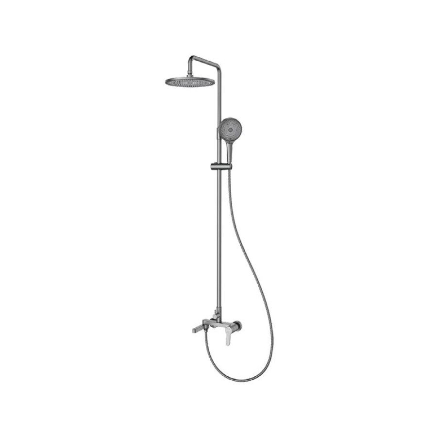 Душевая стойка со смесителем Gappo G99-39 G2499-39 Графит глянец
