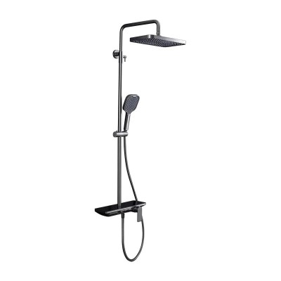 Душевая стойка со смесителем Gappo G2496-19 Графит, ...