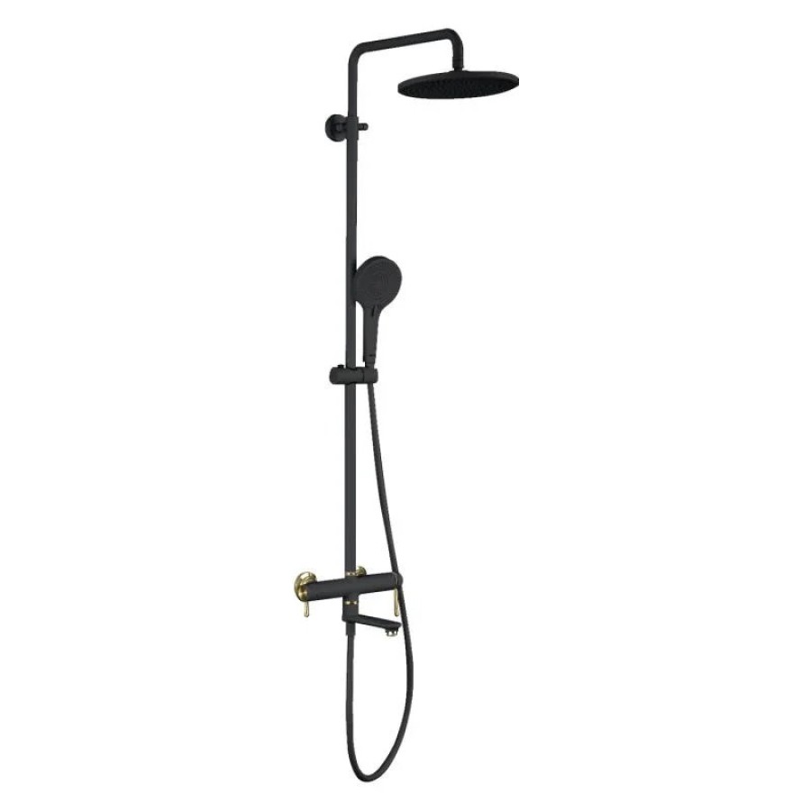 Душевая стойка со смесителем Gappo G09-63 G2409-63 Черная