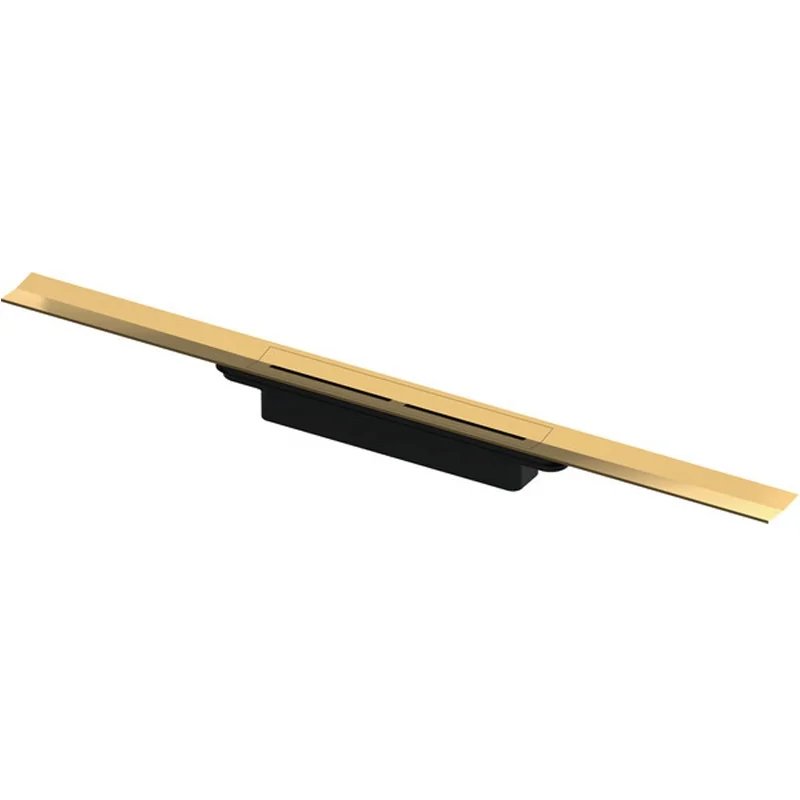 Душевой лоток Tece Drainprofile 80 670812 с решеткой PVD Polished Gold Optic Душевой лоток Tece Drainprofile 80 670812 с решеткой PVD Polished Gold Optic