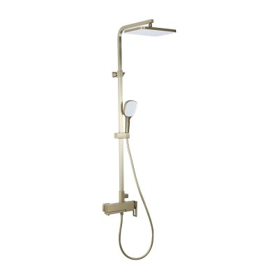 Душевая стойка со смесителем Gappo G17-3 G2417-3 Золото