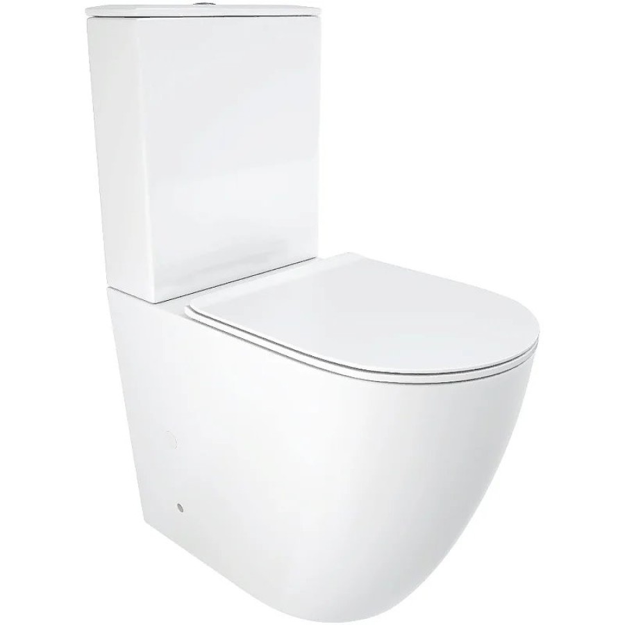 Унитаз BELLA напольный безободковый высокий Ceruttispa  CT8709 (620х385х920)