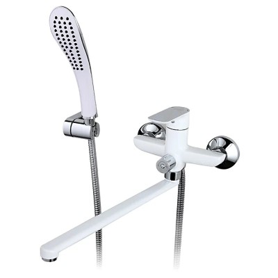 Смеситель для ванны Gappo G48 G3248 Белый Хром