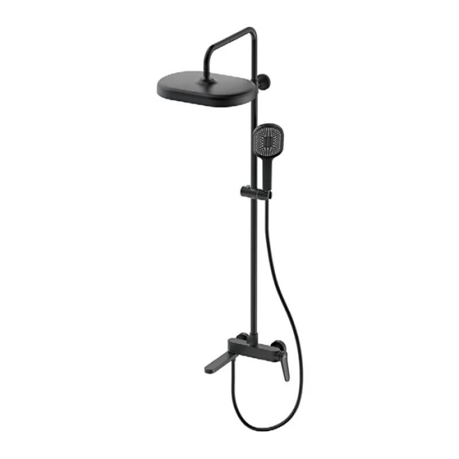 Душевая стойка со смесителем Gappo G10-6 G2410-6 Черная