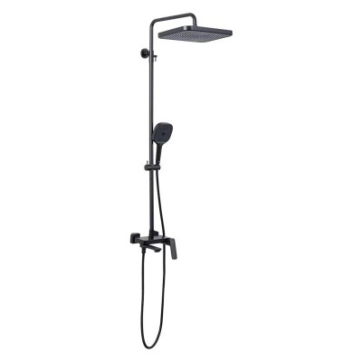 Душевая стойка со смесителем Gappo G28-6 G2428-6 Черная