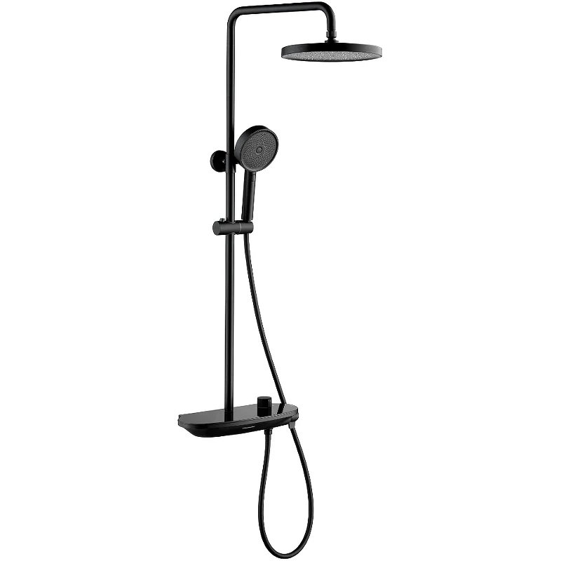 Душевая система Gappo G2495-86 Черная матовая Душевая система Gappo G2495-86 Черная матовая