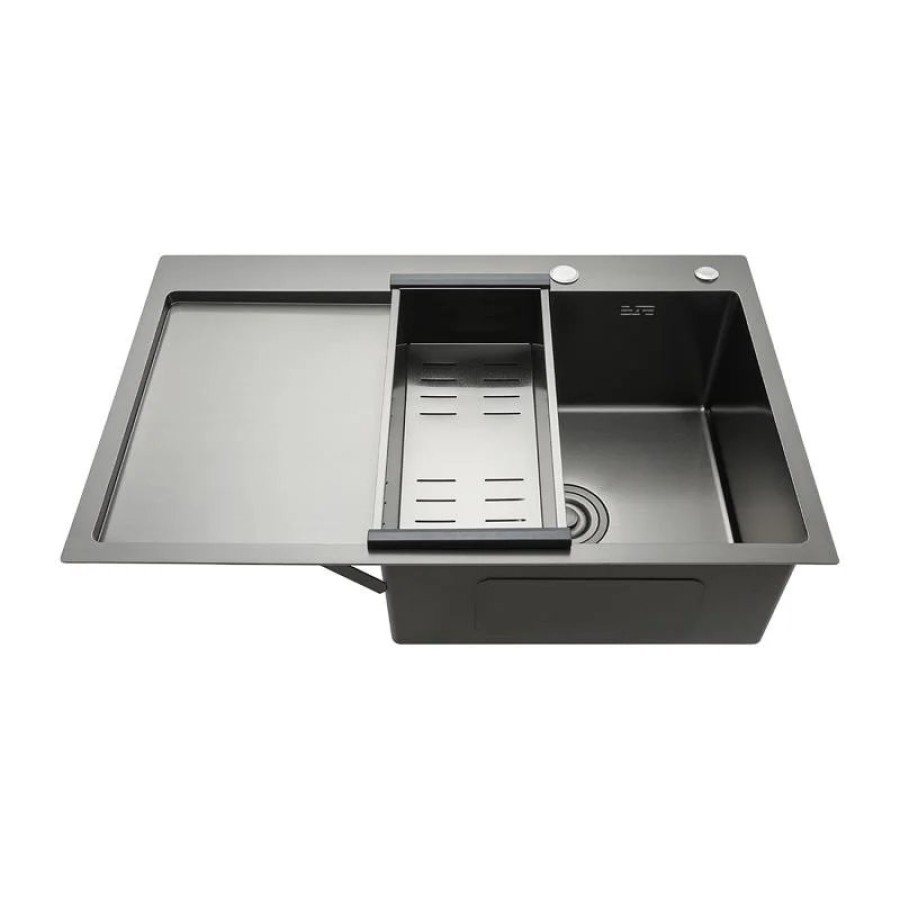 Мойка для кухни с коландером из нержавеющей стали Gappo GS7850-6R