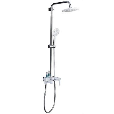 Душевая система Gappo G02-8 G2402-8 Белая Хром