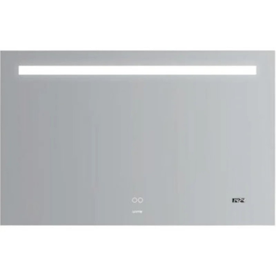 Зеркало Gappo 110 G604-11 с подсветкой с сенсорным выключателем, подогревом и часами