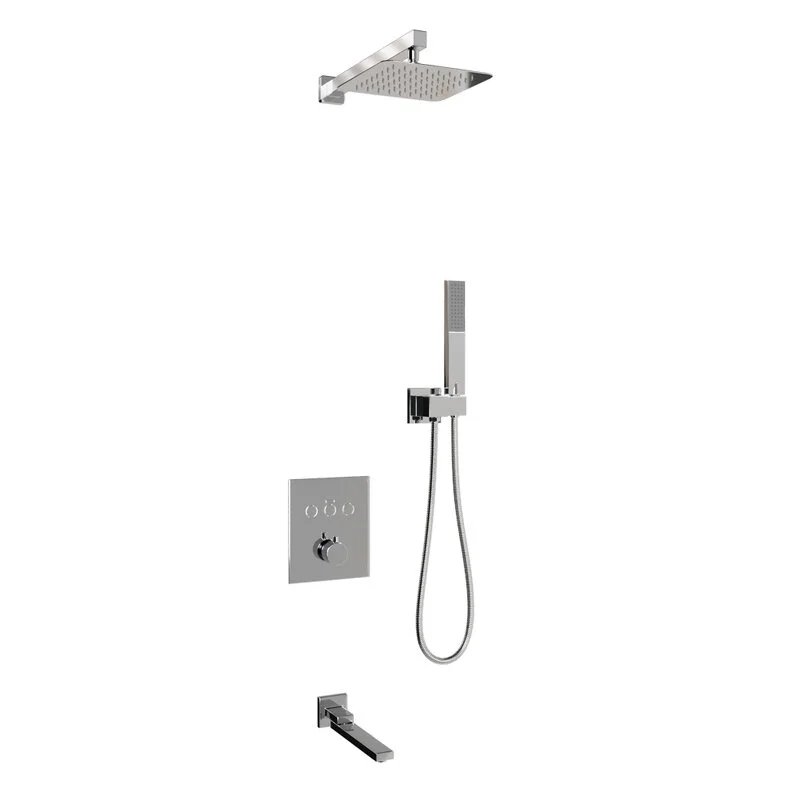 Душевая система RGW Shower Panels SP-371 511408371-01 с термостатом Хром Душевая система RGW Shower Panels SP-371 511408371-01 с термостатом Хром