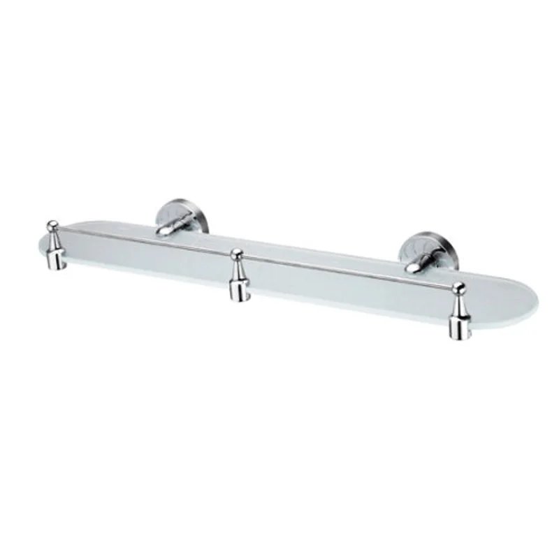 Стеклянная полка WasserKRAFT Isen K-4044 Хром Стеклянная полка WasserKRAFT Isen K-4044 Хром