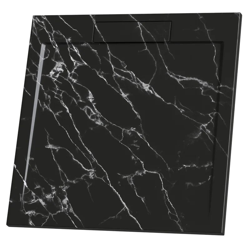 Душевой поддон RGW STL MB, 90 x 90 см, квадратный, из искусственного камня, цвет черный мрамор, 52211099-14 Душевой поддон RGW STL MB, 90 x 90 см, квадратный, из искусственного камня, цвет черный мрамор, 52211099-14