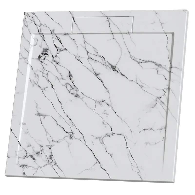 Душевой поддон RGW STL MW, 90 x 90 см, квадратный, из искусственного камня, цвет белый мрамор, 52211099-15 Душевой поддон RGW STL MW, 90 x 90 см, квадратный, из искусственного камня, цвет белый мрамор, 52211099-15
