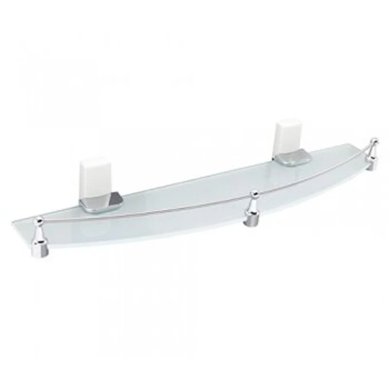 Стеклянная полка WasserKRAFT Leine K-5044W Хром Стеклянная полка WasserKRAFT Leine K-5044W Хром