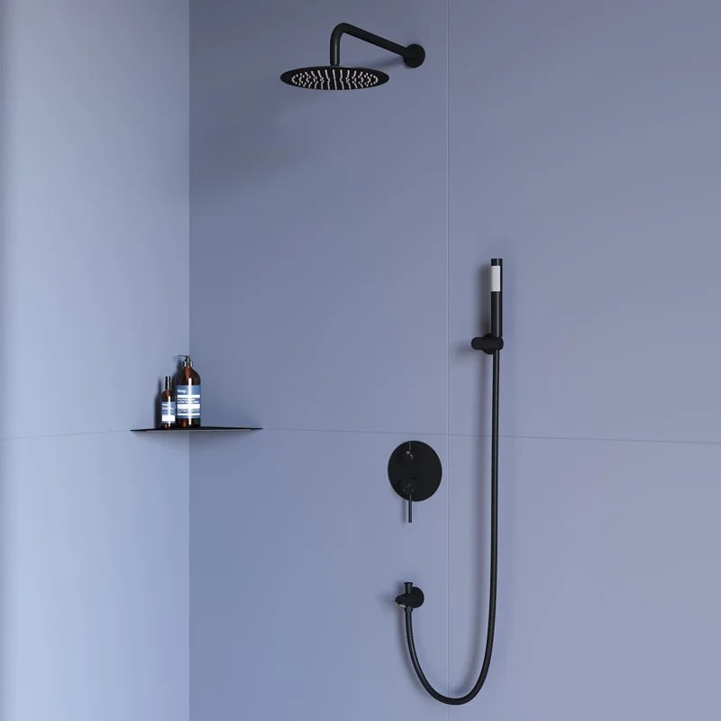 Душевая система RGW Shower Panels SP-52 В 21140852-04 Черная Душевая система RGW Shower Panels SP-52 В 21140852-04 Черная