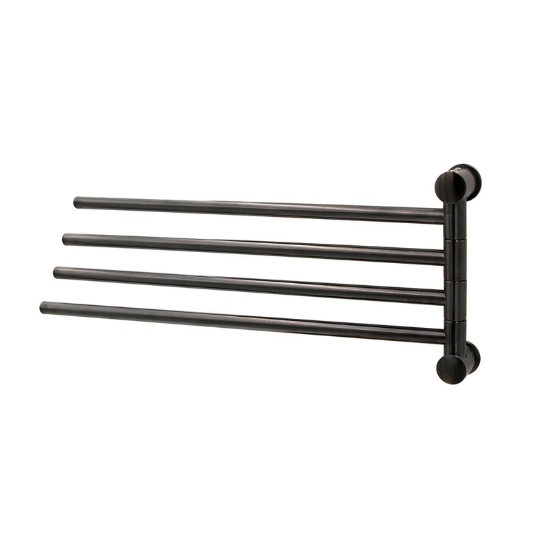 Держатель полотенец четверной WASSERKRAFT K-1034POLISHED BLACK K-1034PB Держатель полотенец четверной WASSERKRAFT K-1034POLISHED BLACK K-1034PB