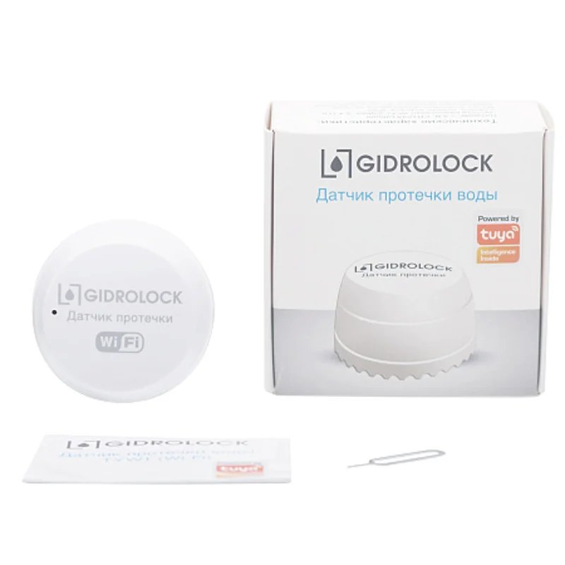 Датчик протечки воды GIDROLOCK TYW1 Wi-Fi Датчик протечки воды GIDROLOCK TYW1 Wi-Fi