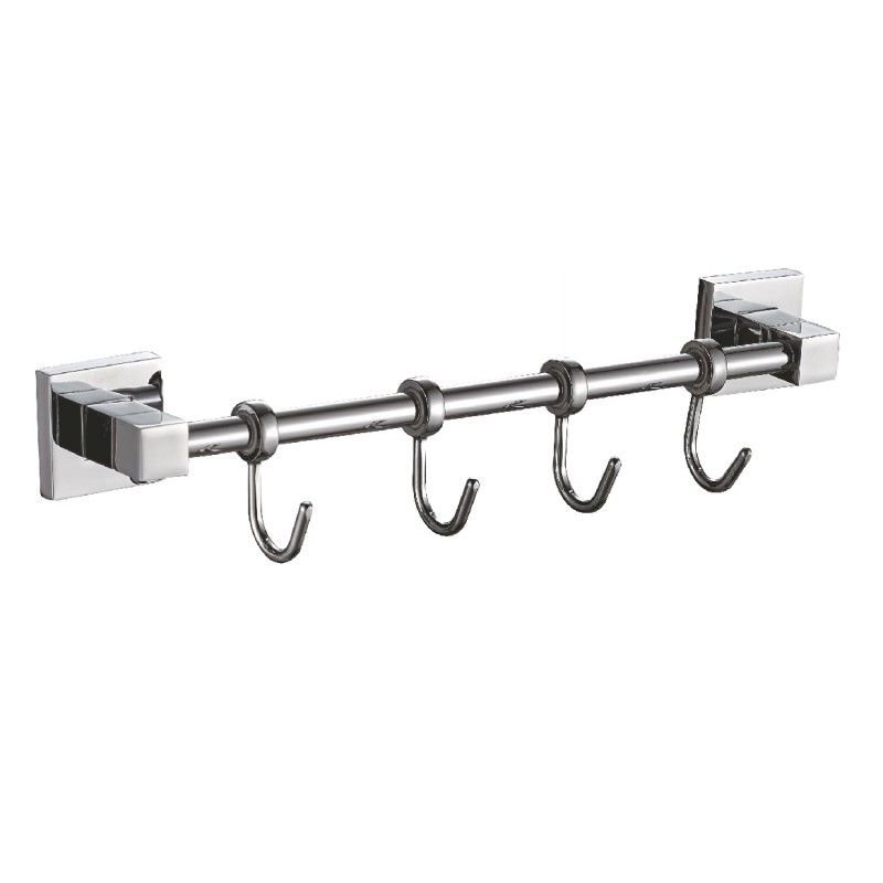 Планка с крючками для полотенец Haiba HB8615-4, хром Планка с крючками для полотенец Haiba HB8615-4, хром