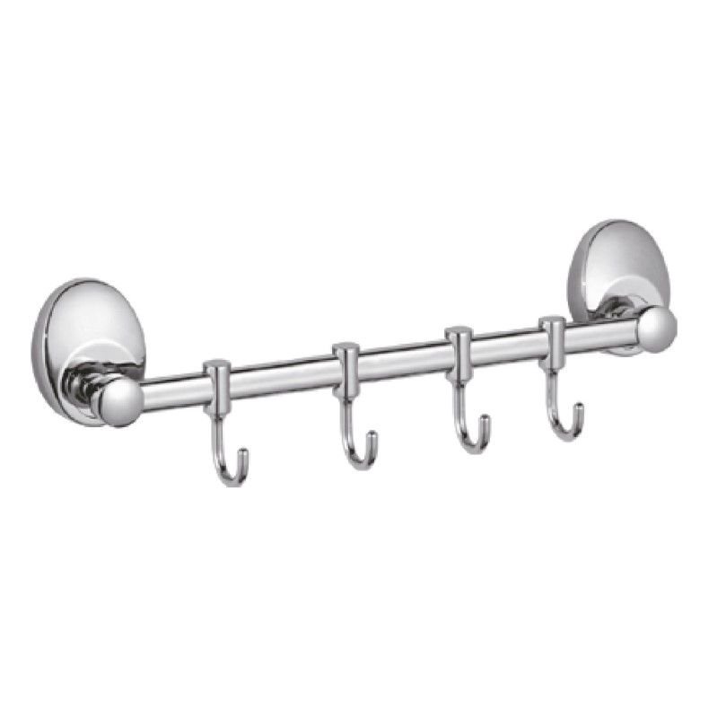 Планка с крючками для полотенец Haiba HB1615-4, хром Планка с крючками для полотенец Haiba HB1615-4, хром