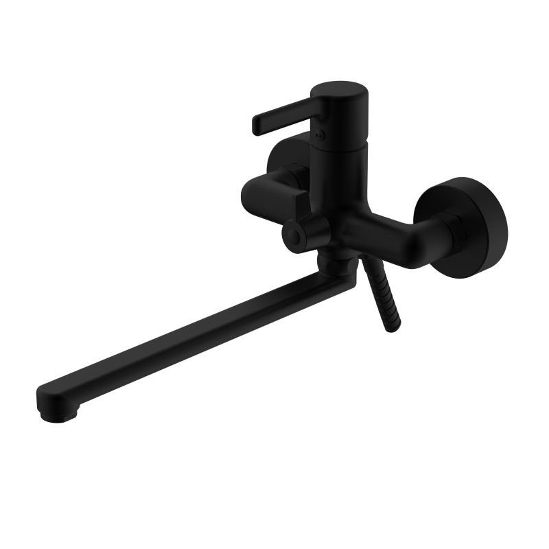 Смеситель для ванны Haiba HB22814-7, черный Смеситель для ванны Haiba HB22814-7, черный