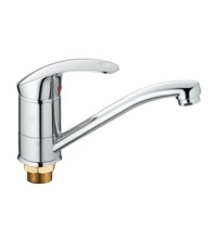 Смеситель для кухни Haiba HB4521-2, хром