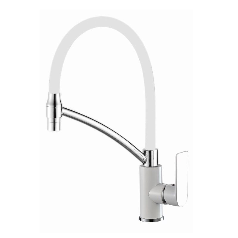 Смеситель для кухни Haiba HB72505-8, белый Смеситель для кухни Haiba HB72505-8, белый